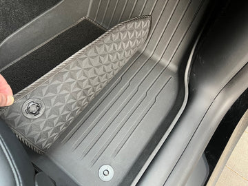 Full Coverage Auto Leder Fußmatten für Tesla Model 3 Highland 2024