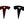 T-Logo set for front and back for Model S caps