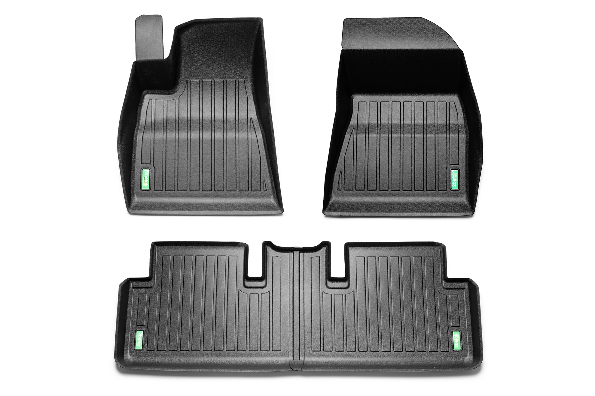 Tesla Model 3 2befair mats complete set - 5 pieces - rubber mats