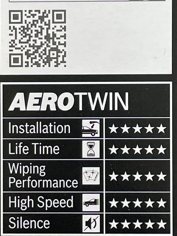 BOSCH AeroTwin A 106 S - Wischerblätter für Tesla Model S - 1 Wischer-Paar Frontscheibe Scheibenwischer