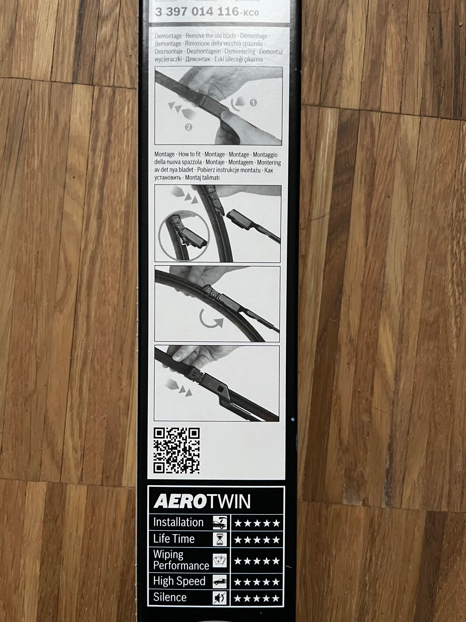 BOSCH AeroTwin A 102 S - wiper blades for Tesla Model 3 and Y - 1
