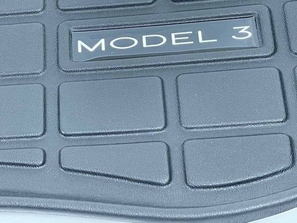 Tesla Model 3 Refresh Frunk Mat Small - Rectangle Design