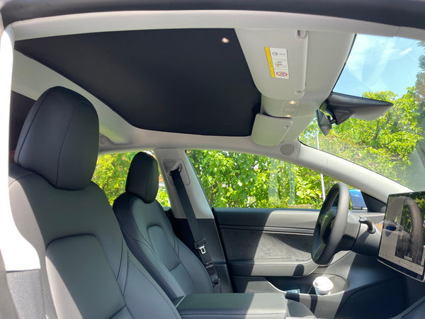 Tesla Model 3 sunshade elements 4-piece set - for all M3 except 2021 US production