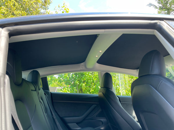 Tesla Model 3 sunshade elements 4-piece set - for all M3 except 2021 US production