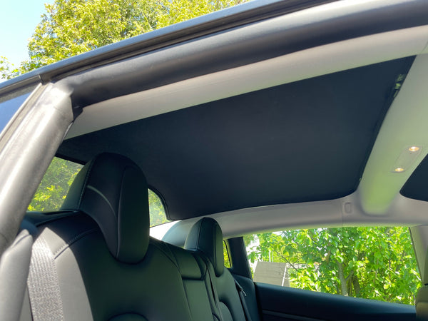 Tesla Model 3 sunshade elements 4-piece set - for all M3 except 2021 US production