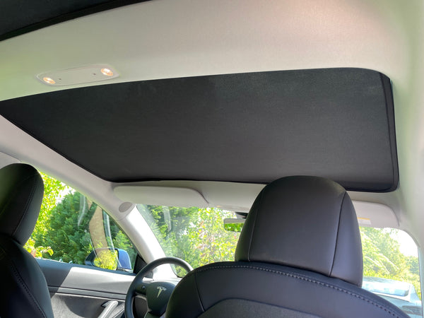 Tesla Model 3 sunshade elements 4-piece set - for all M3 except 2021 US production