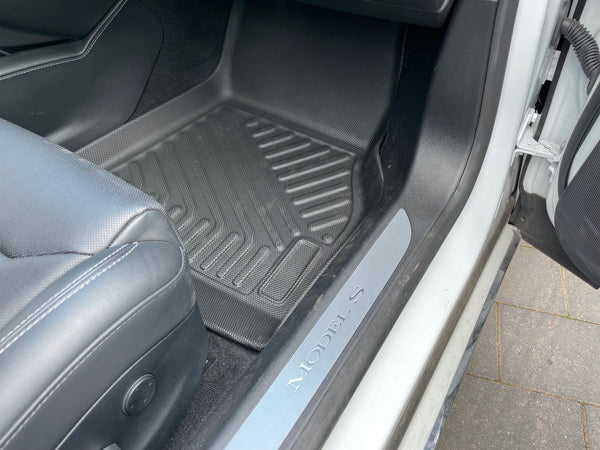 Tesla Model S all-weather floor mats set 3 pieces - until 2020