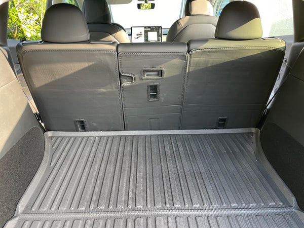 Tesla Model Y rear seat protection elements - protective cover for the – E-Mobility  Shop