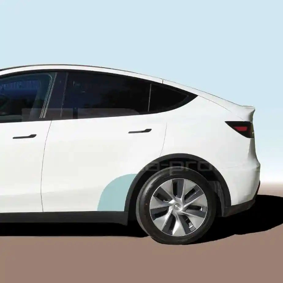 2x Einstiegsleisten hinten Auto Wrap Protector für Tesla Model Y