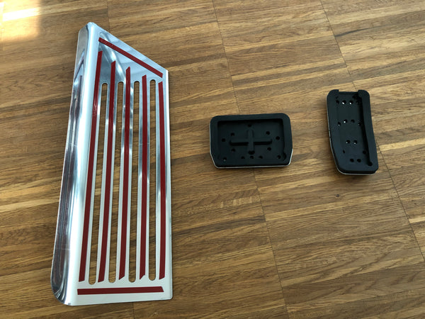 Tesla Model 3 Performance pedal pad set stainless steel 3-piece, Model 3 2021