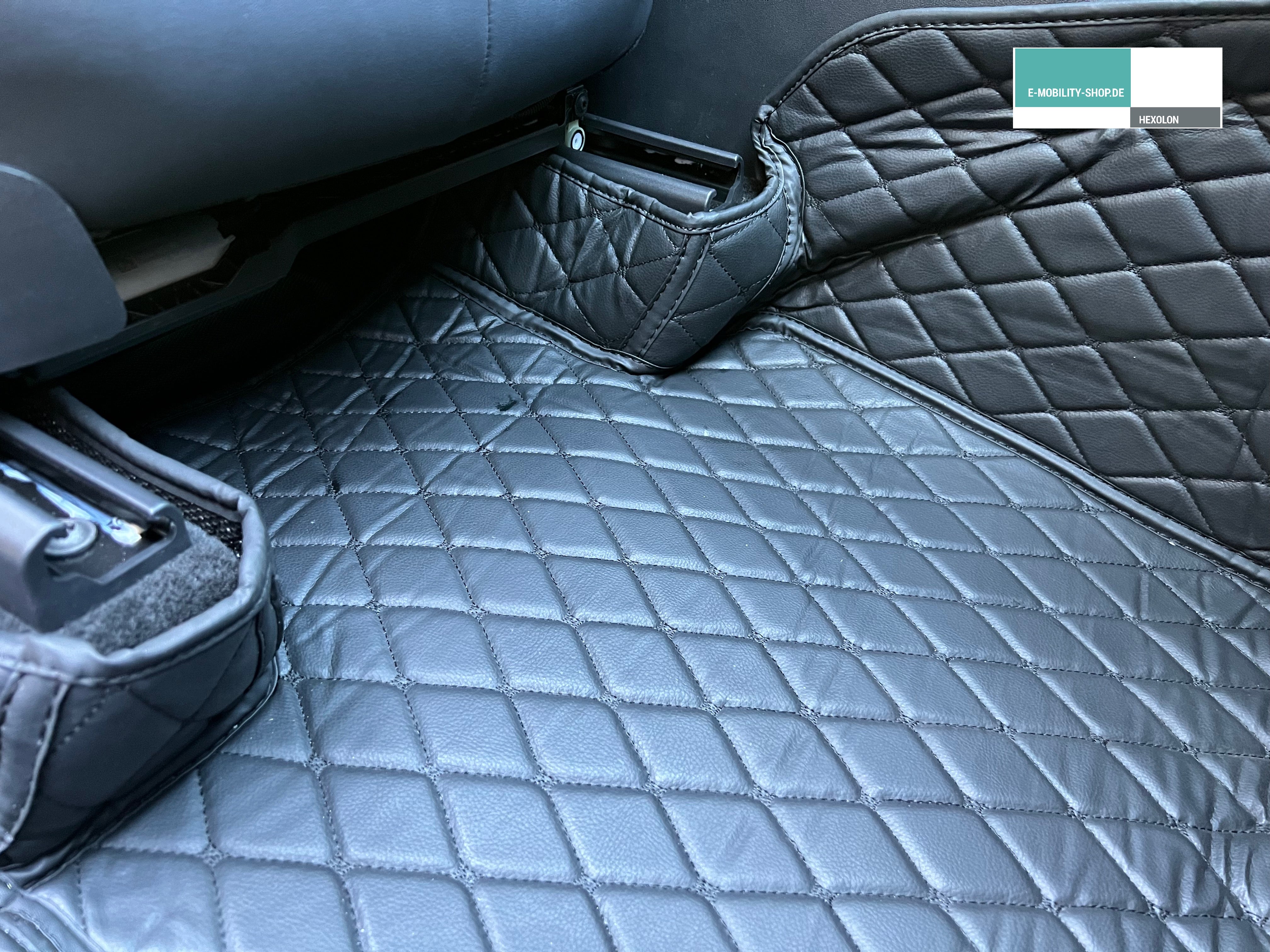 Tesla Model Y Floor Mat Set - Vegan Leather - 3 piece set – E-Mobility Shop