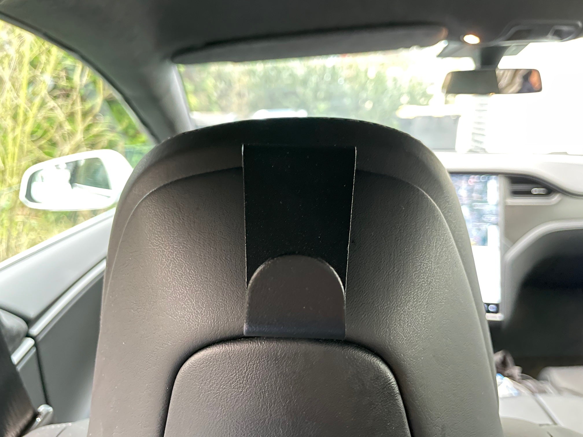 Coat hook for Tesla Model S and X