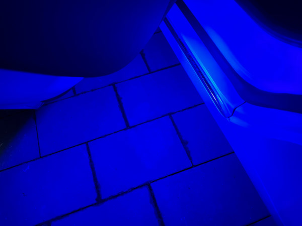Blaues LED Licht Tesla Model 3, S, X und Y